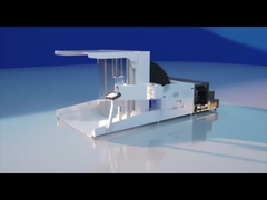 3 노즐 스파일 턴 머신 종이 달리기 팔레트 먹이