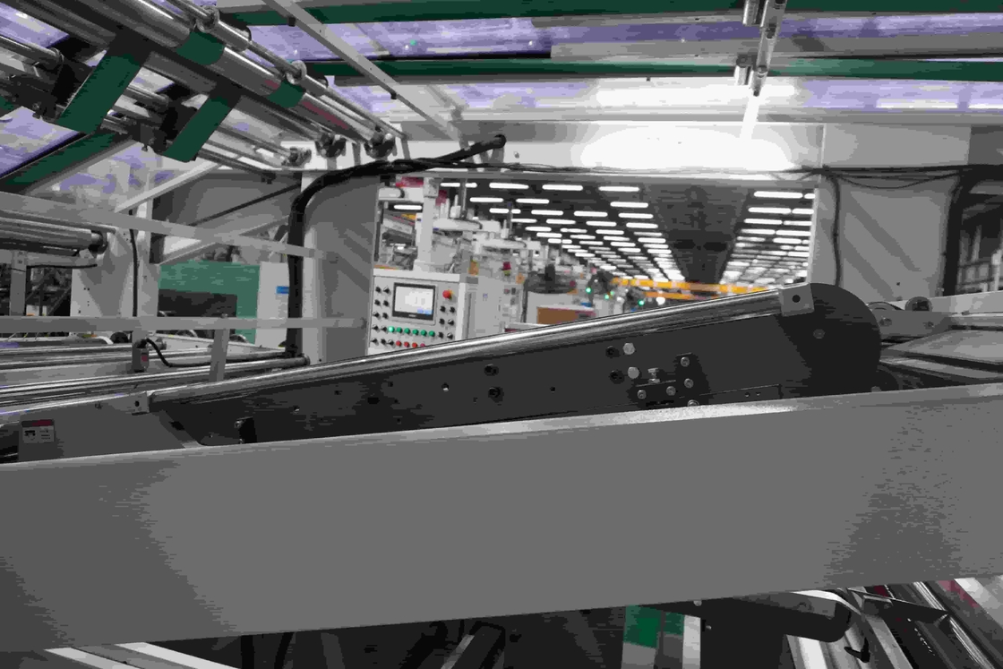기계 제어 골판지 라미네이터 총 중량 14000kg, 두꺼운 바닥지 180-2000g/m2용, 고중량 라미네이션