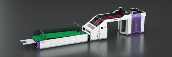 고속 라미네이터 고속 플루트 라미네이터 종이 막 재료 라미네이팅 두께 범위 1 ~ 10mm 산업용 포장 장비